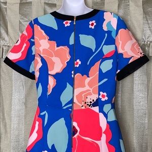 Kate Spade Abstract Floral Dress size 8